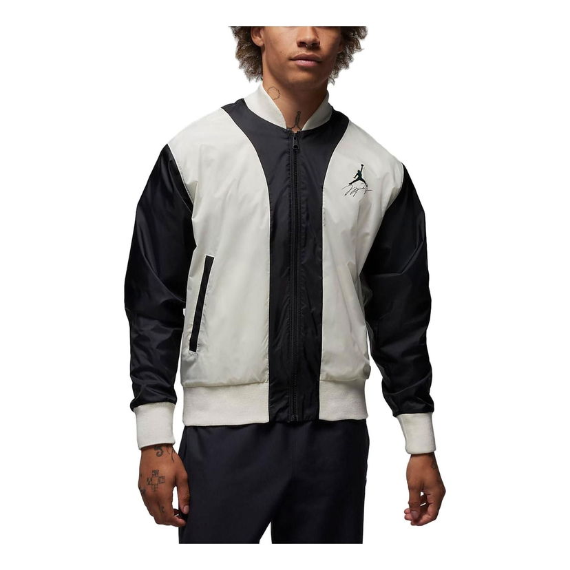 Bomberjakke Jordan Flight HBR MVP Men's Bomber Jacket Sort | FB7033-133