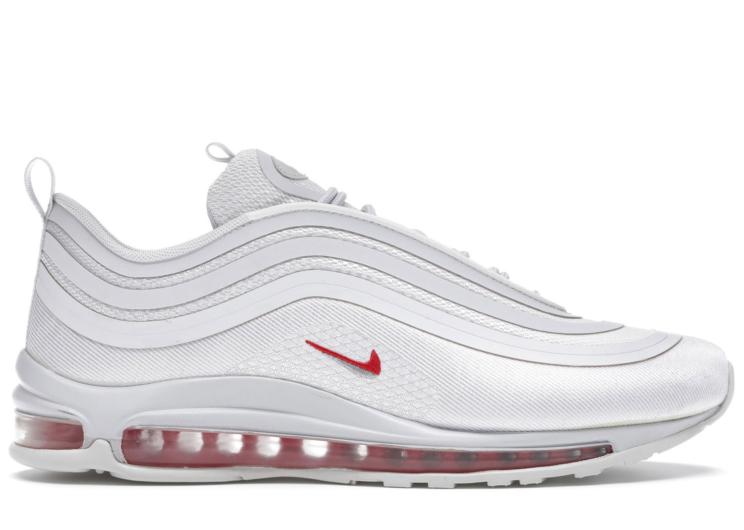 Sneakers og sko Nike Air Max 97 Ultra 17 Vast Grey University Red Hvid | AH9947-002, 0