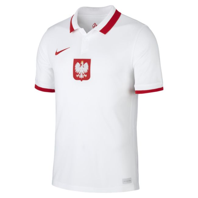 Jersey Nike Poland 2020 Stadium Home Hvid | CD0722-100, 0
