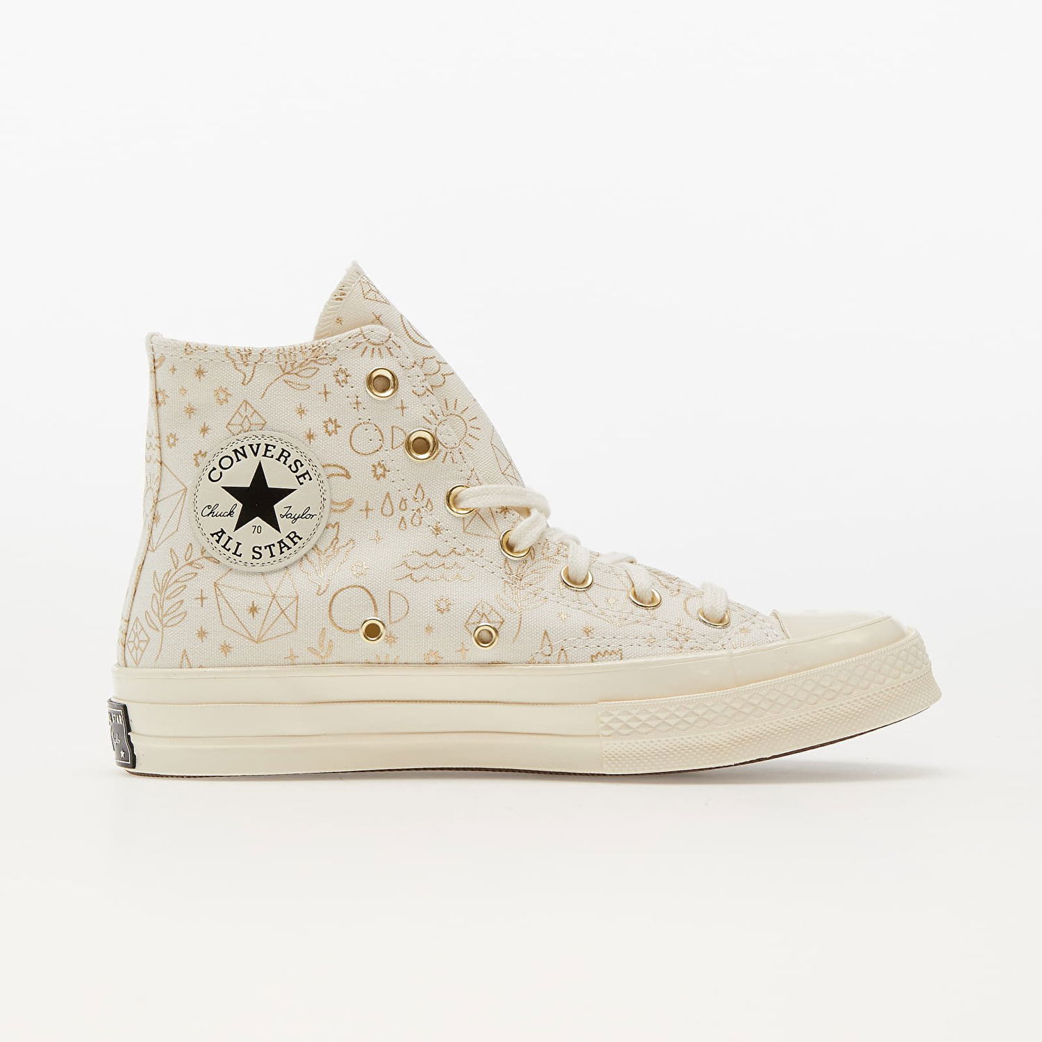 Sneakers og sko Converse Chuck 70 High Beige | A02207C, 1