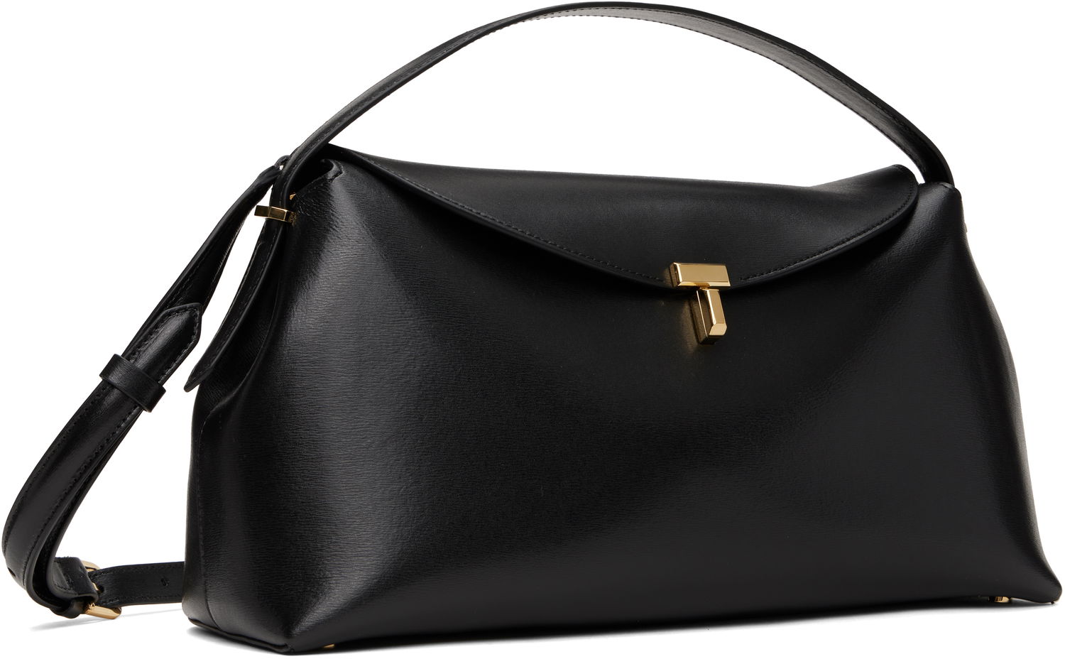 Håndtaske TOTEME TOTEME T-Lock Top Handle Bag Sort | 234-WLGBG417-LE0025, 1