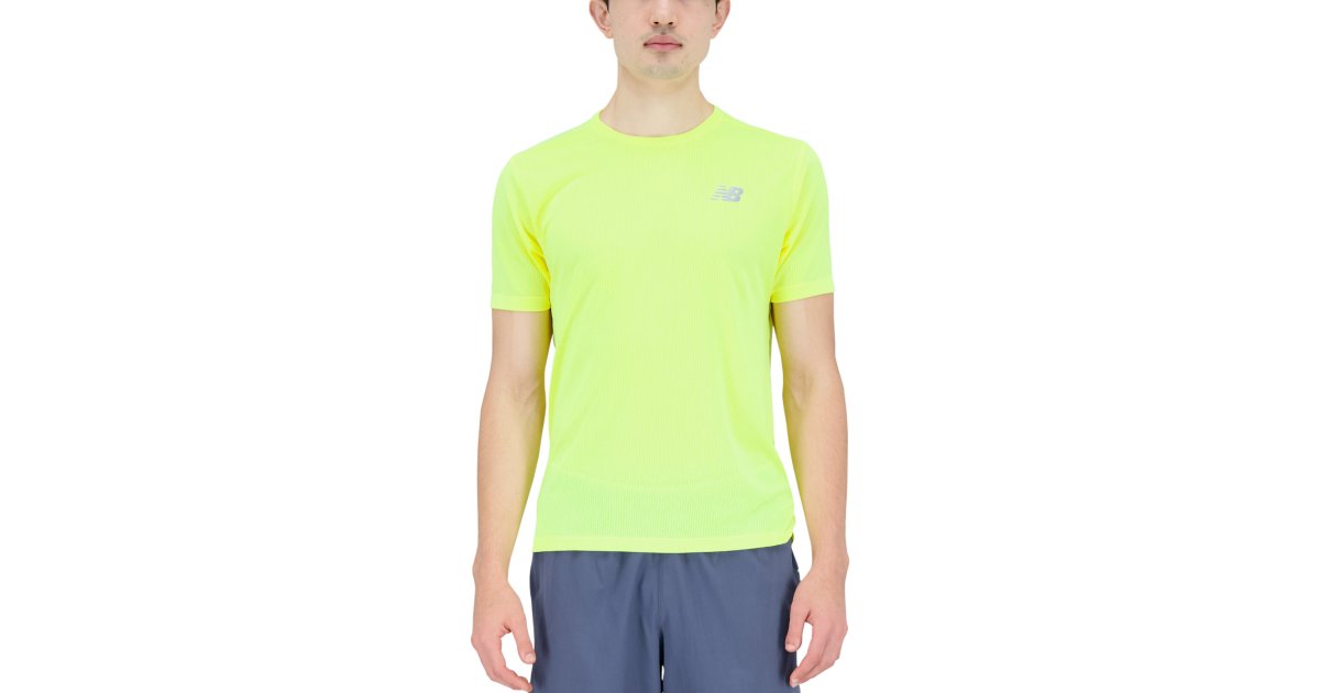 T-shirt New Balance Impact Run Tee Gul | mt21262-cse, 1