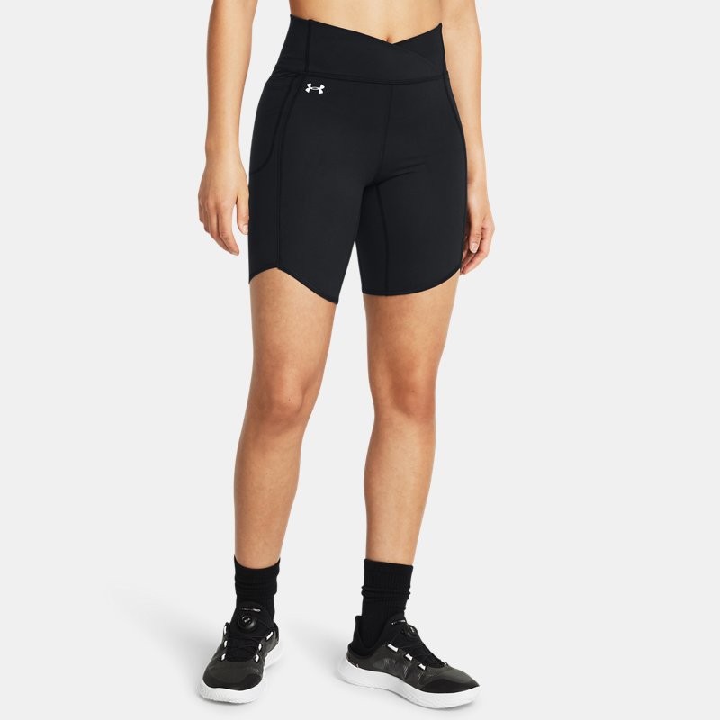 Shorts Under Armour Motion Crossover Radlerhose für Damen Schwarz Sort | 1383633-001