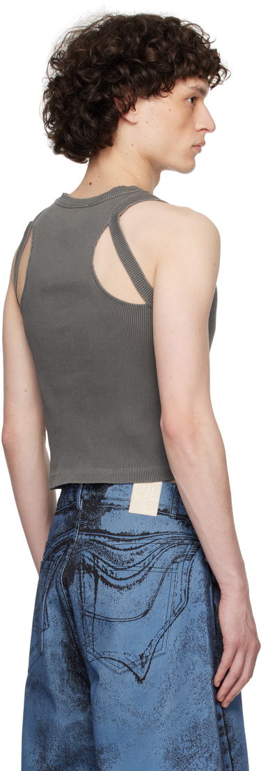 Tanktop Camper Camperlab Ribbed Cutout Tank Top Grå | AU00030-001, 2