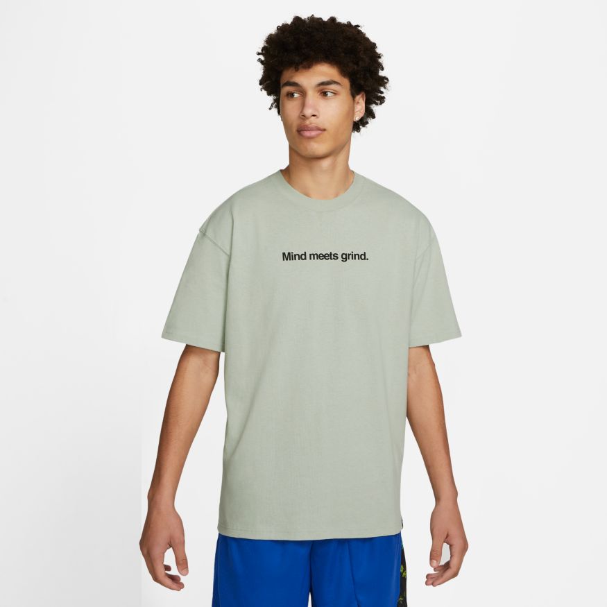 T-shirt Nike "Mind meets grind." Basketball Tee Grå | DQ1905-017, 0
