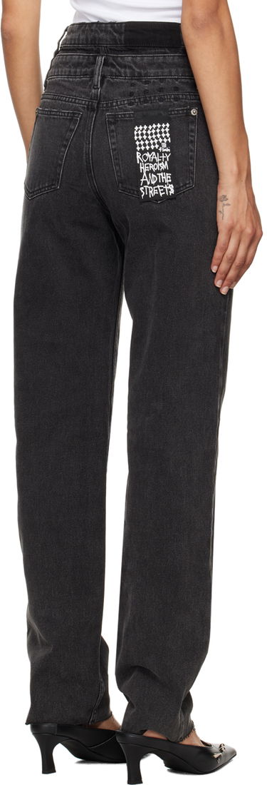 Jeans Ksubi Ksubi Playback Rework Shadow Jeans Sort | WFA24DJ003, 2