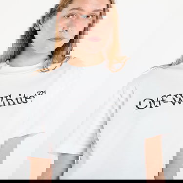 T-shirt Off-White White Big Bookish Skate T-Shirt Hvid | OWAA089C99JER0030110, 1