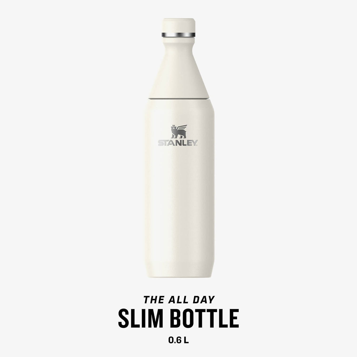 Drikkeflaske Stanley The All Day Slim Bottle 600 ml Cream Gloss Universal Hvid | 10-12069-022, 1
