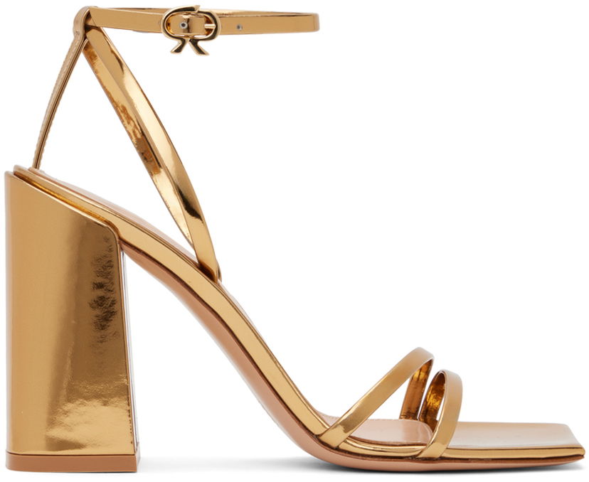 Tilbehør Gianvito Rossi Gianvito Rossi Heeled Sandals Metalisk | G32336.95RIC.MET
