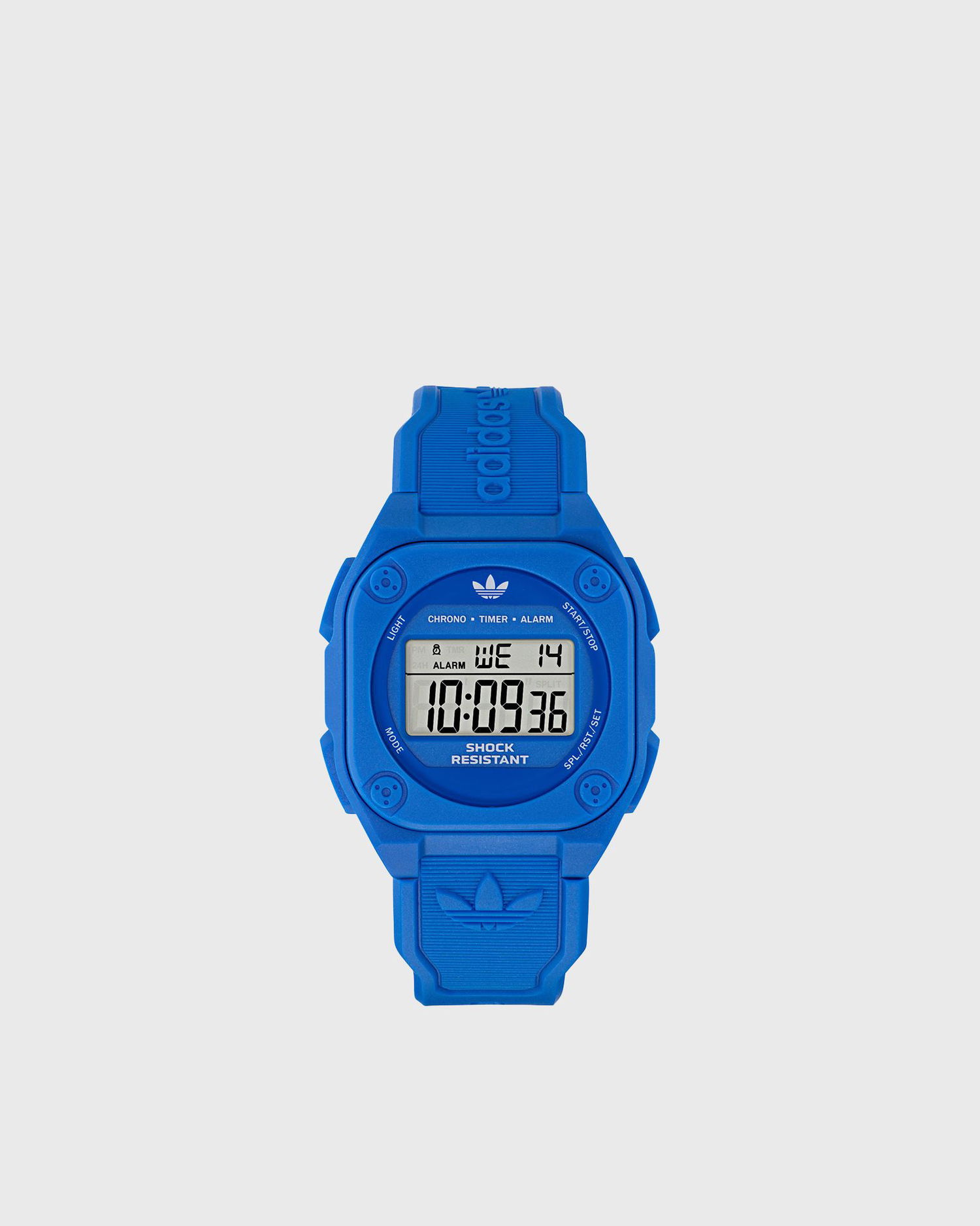 Ur adidas Originals Shock Resistant Digital Watch with Chronograph, Timer, Alarm, Resin Case and Strap Blå | AOST25030, 1