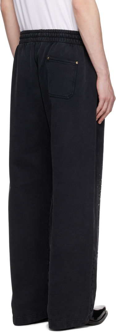 Joggingbukser Casablanca Casablanca 'La Prémonition' Crystal Embellished Lounge Pants Sort | U-MS25-JTR-245-01, 2