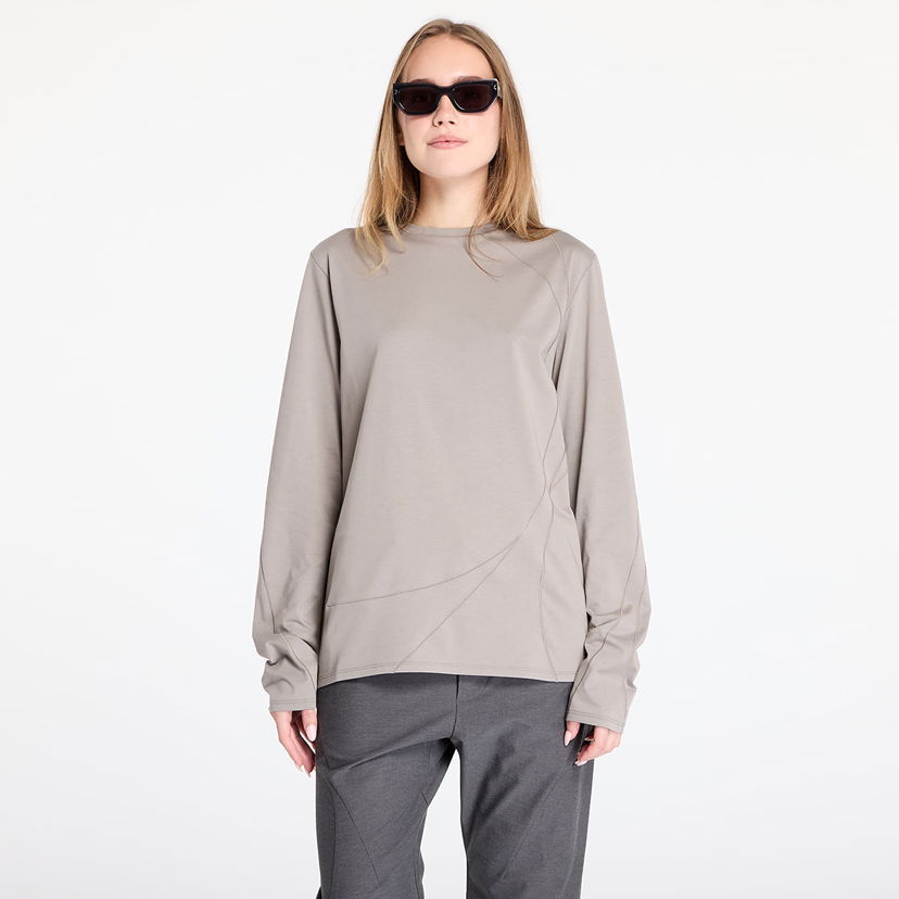 T-shirt Post Archive Faction (PAF) 7.0 Long Sleeve Center T-Shirt Grå | 70TLSCWG-GRY