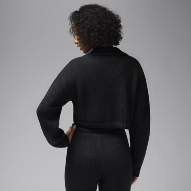 Sweater Jordan Air Jordan Cardigan Sort | FZ4195-010, 2