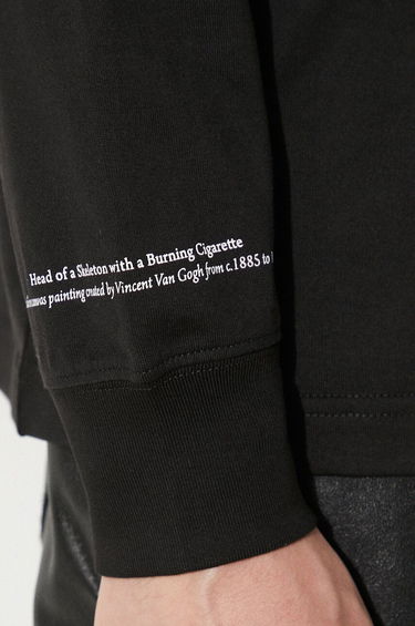 T-shirt Stampd STAMPD Skeleton Relaxed Fit Graphic Long Sleeve T-Shirt Sort | SLA.M3249LT.BLK, 7