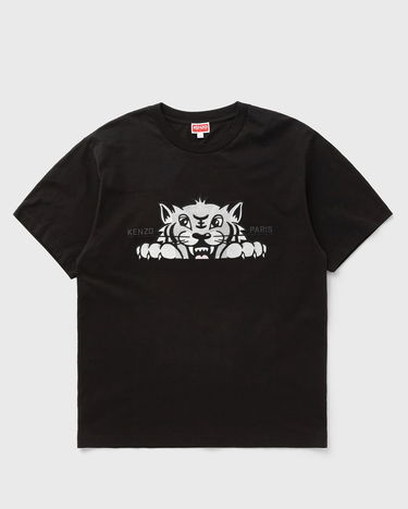 T-shirt KENZO Happy Tiger Embroidered T-Shirt Sort | FF55TS5264SI.99J, 1
