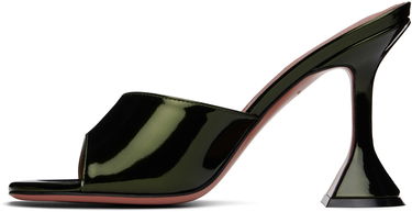 Sneakers og sko Amina Muaddi Lupita Slipper Heeled Sandals Grøn | LUPITA SLIPPER MIRROR, 2