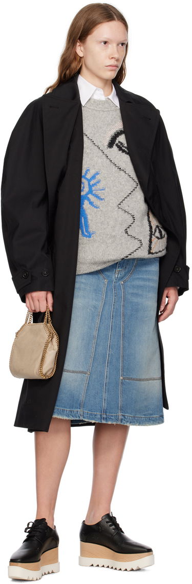 Trenchcoat Stella McCartney Stella McCartney Belted Trench Coat Sort | 6700203CU403, 3