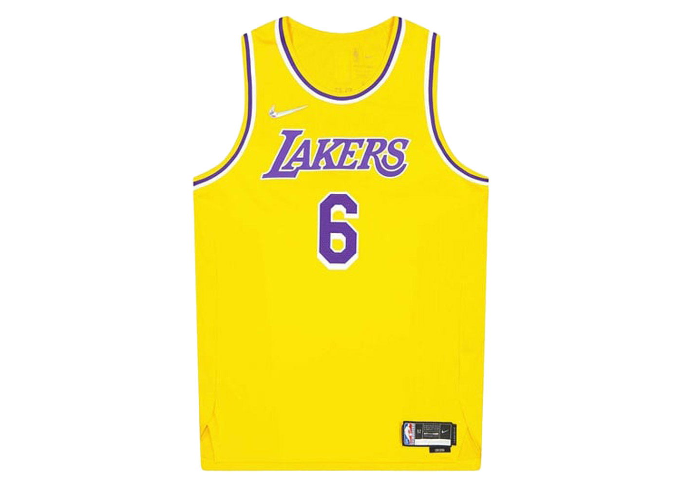 Jersey Nike NBA L.A. Lakers LeBron James Icon Edition Authentic Jersey Gul | DB3317-730, 0