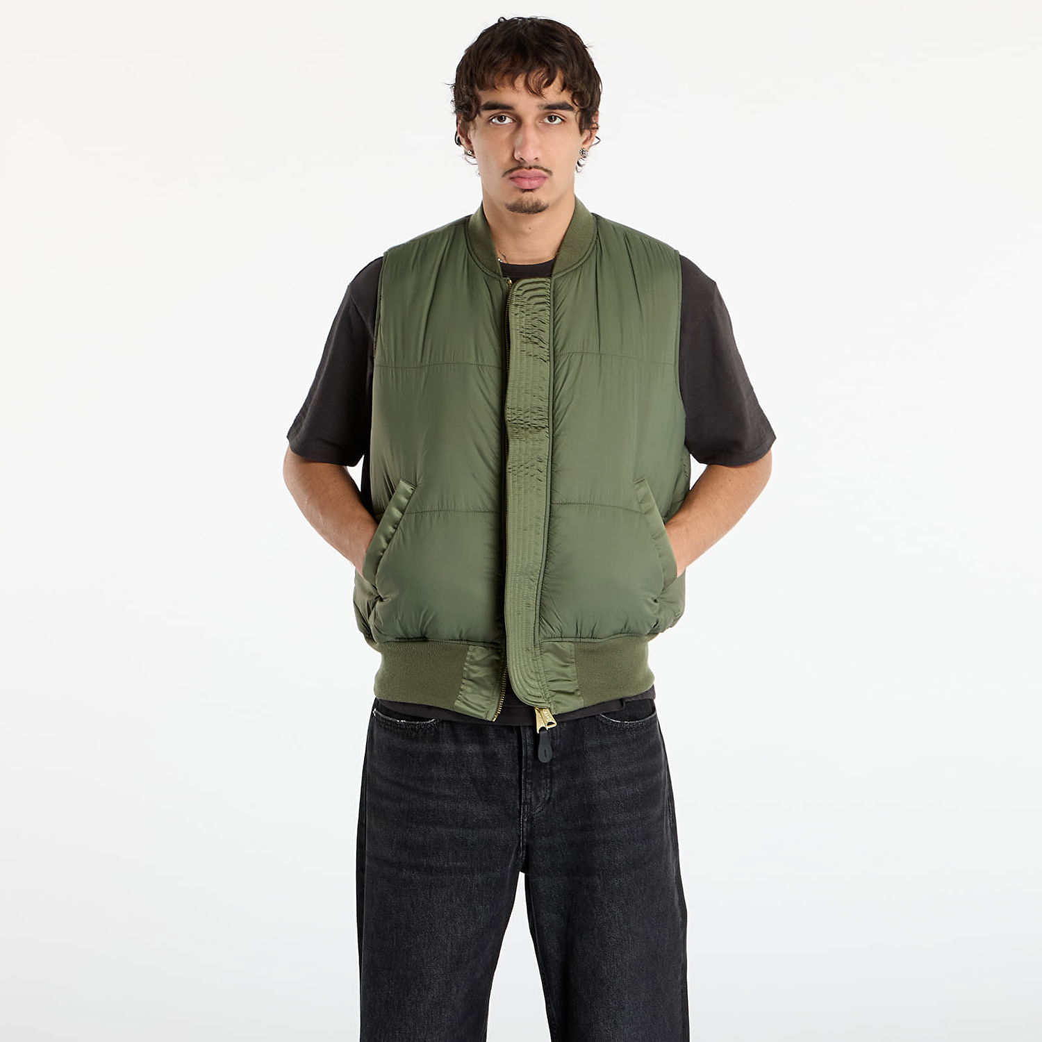 Vest Alpha Industries Alpha Industries MA-1 Base Vest Grøn | 758102-01, 1