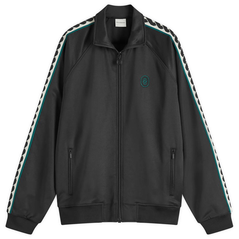 Jakke Drôle de Monsieur Taping Track Jacket Sort | PERM-SJ007-PL135-BL