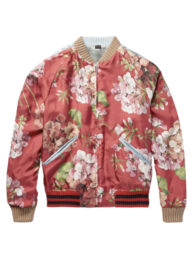 Bomberjakke Gucci Floral Bloom Bomber Jacket Flerfarvet | 407421 Z645A 6344