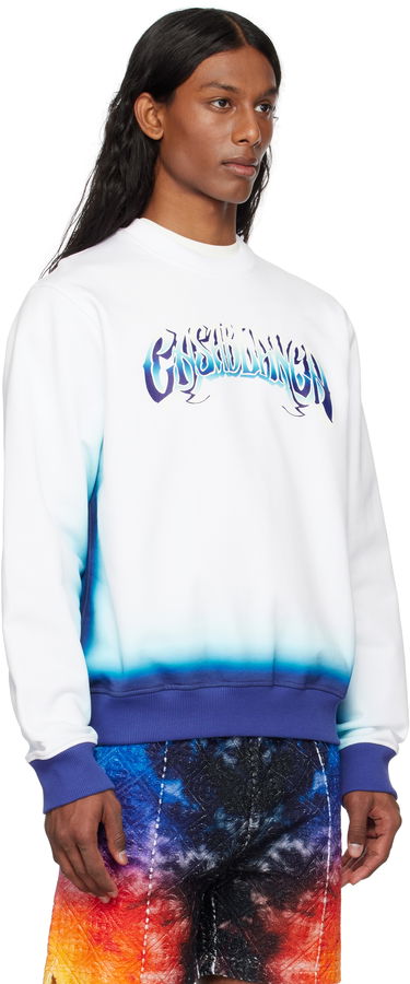Sweater Casablanca Casablanca Fade Sweatshirt Hvid | MS25-JTP-349-01, 1