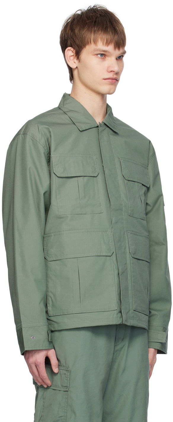 Jakke Carhartt WIP Military Style Button Up Jacket Grøn | I032979, 1