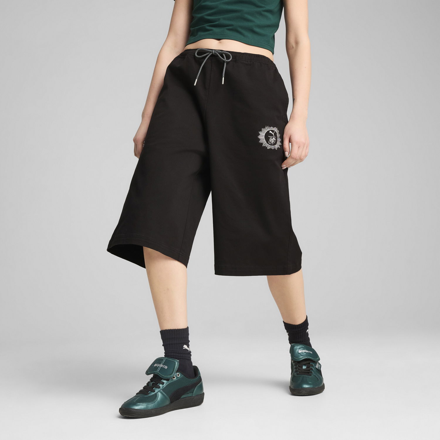 Shorts Puma HARRY POTTER 14" Wide Leg Shorts Sort | 630098_01, 0