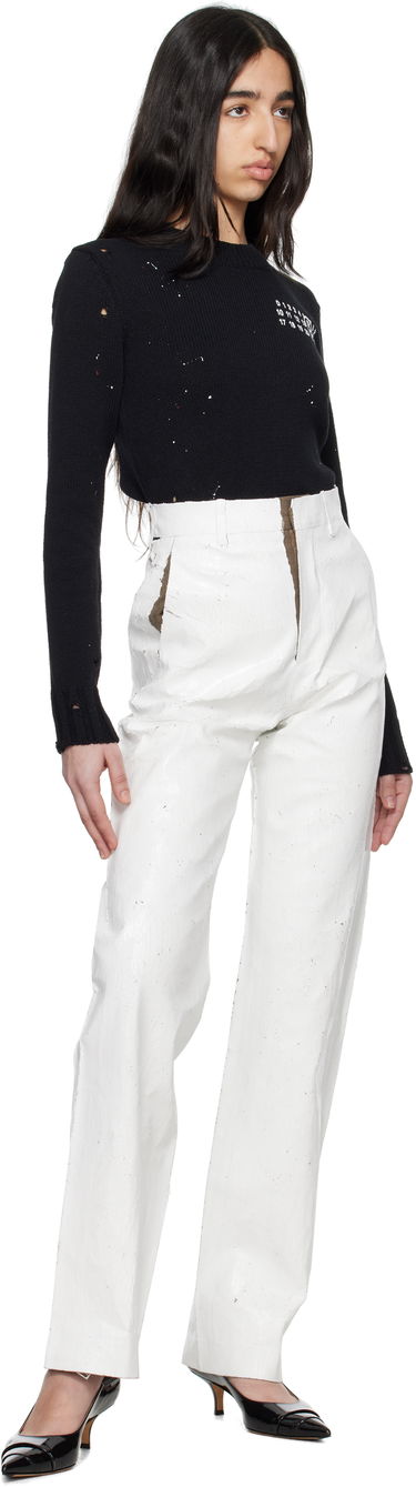 Sweater Maison Margiela MM6 Maison Margiela Paint Residue Knit Sweater Sort | S62HL0034 M13123, 4
