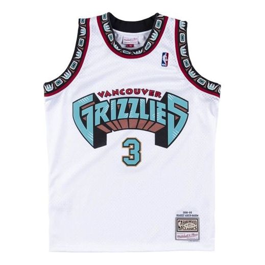 Jersey Mitchell & Ness Grizzlies Shareef Abdur-Rahim Swingman Jersey Hvid | SMJYGS18377-VGRWHIT98SAB