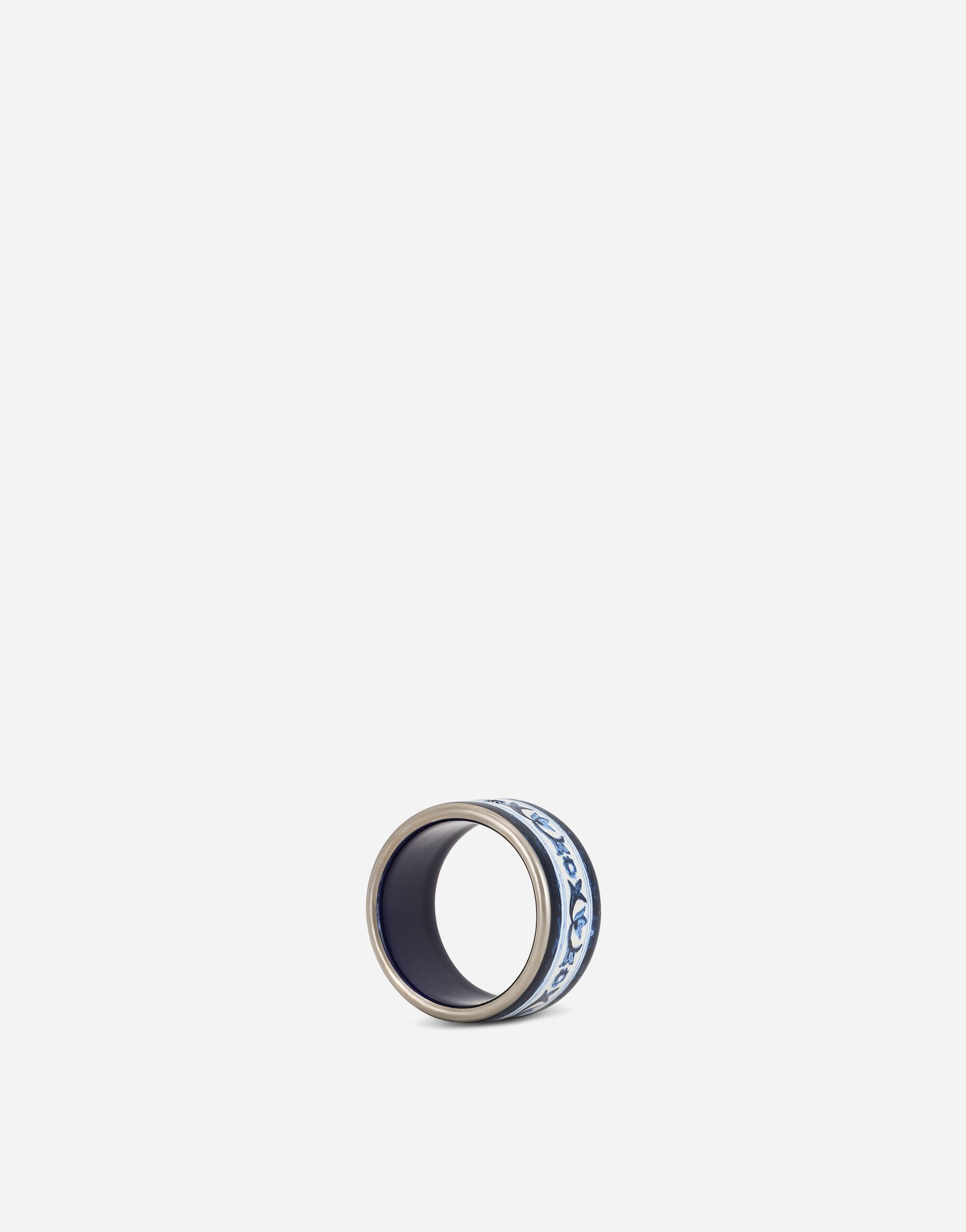 Ring Dolce & Gabbana Set Of 2 Porcelain Napkin Rings Blå | TCGS07TCAEMUB009, 1