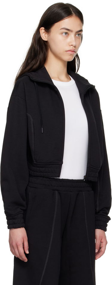 Sweatshirt On Running FKA twigs Edition Cropped Hoodie Sort | 1WF11660553, 4