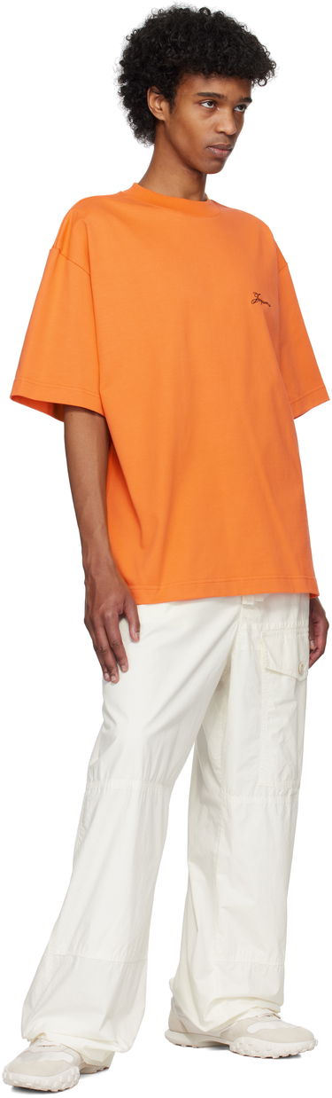 T-shirt Jacquemus Jacquemus 'The Haltères' T-Shirt Orange | 25E255JS322-2466, 3