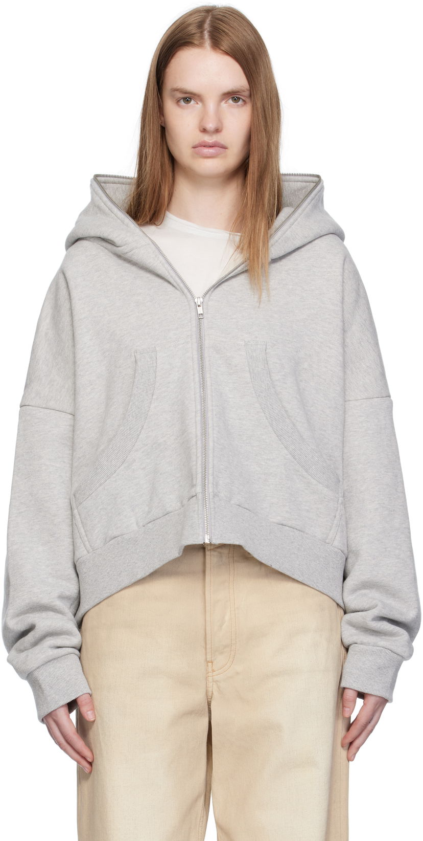 Sweatshirt Entire Studios Entire Studios Eternal Zip Hoodie Grå | ES2202SI