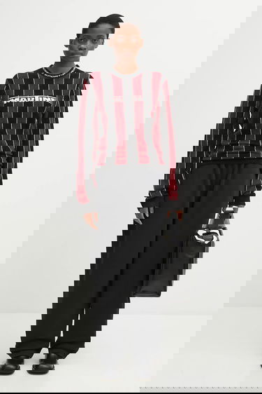 Sweater Martine Rose Martine Rose Sporty Logo Crew Striped Long-Sleeve Sweater Flerfarvet | 982YA20027, 4