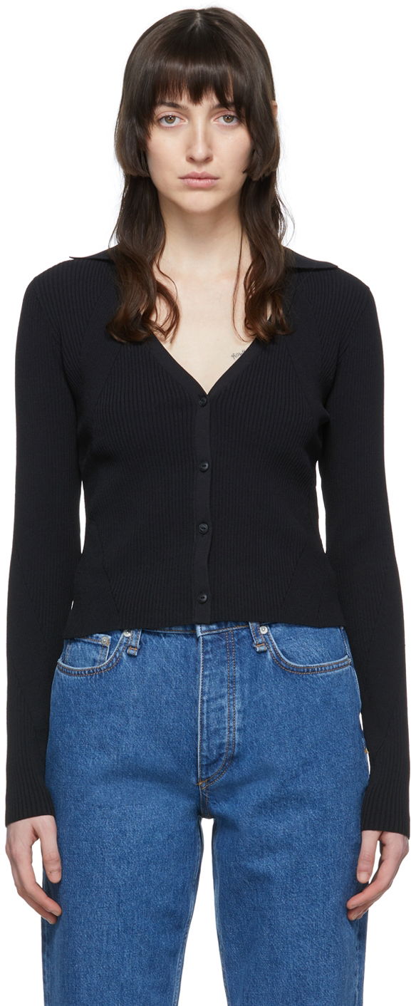 Sweater rag & bone Rag & Bone Knit Cardigan Sort | WAS22P044LD44