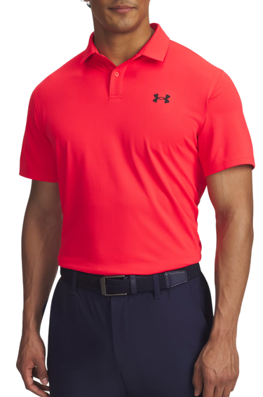 Polo skjorte Under Armour UA T2G Pique Polo Shirt Rød | 1390123-713, 0