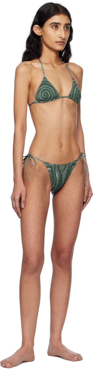 Badetøj Jean Paul Gaultier Jean Paul Gaultier 'The Spirale' Bikini Grøn | 25/34-F-BS024-J587-0351, 3