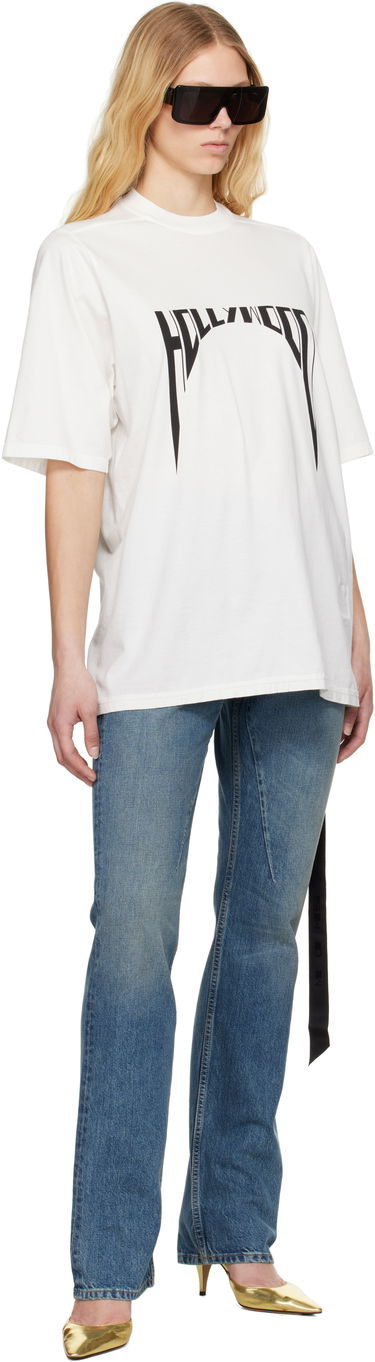 T-shirt Rick Owens Rick Owens DRKSHDW Hollywood Jumbo T-Shirt Hvid | DS01E3204 RNEP2, 3