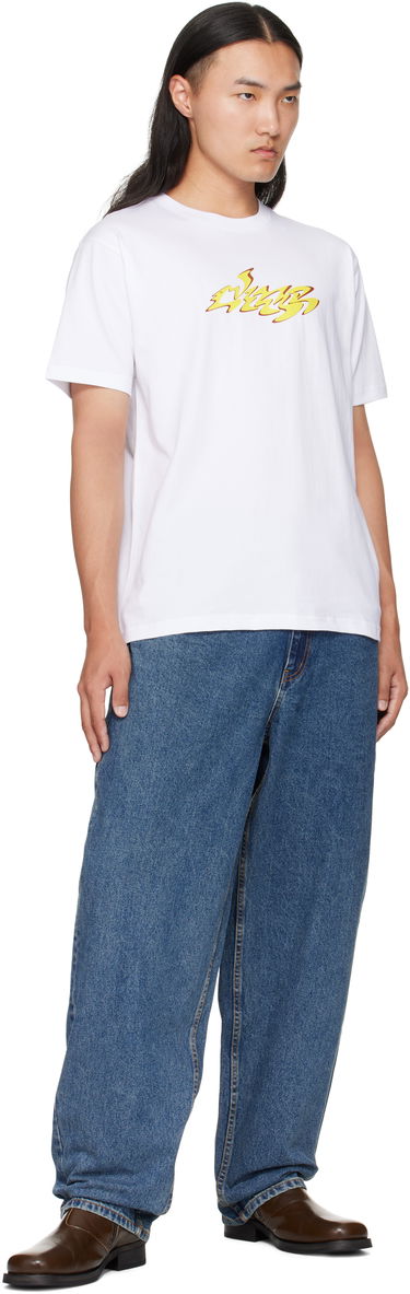 T-shirt Dime Dime Disco T-Shirt Hvid | DIMEFA2559WHT, 3