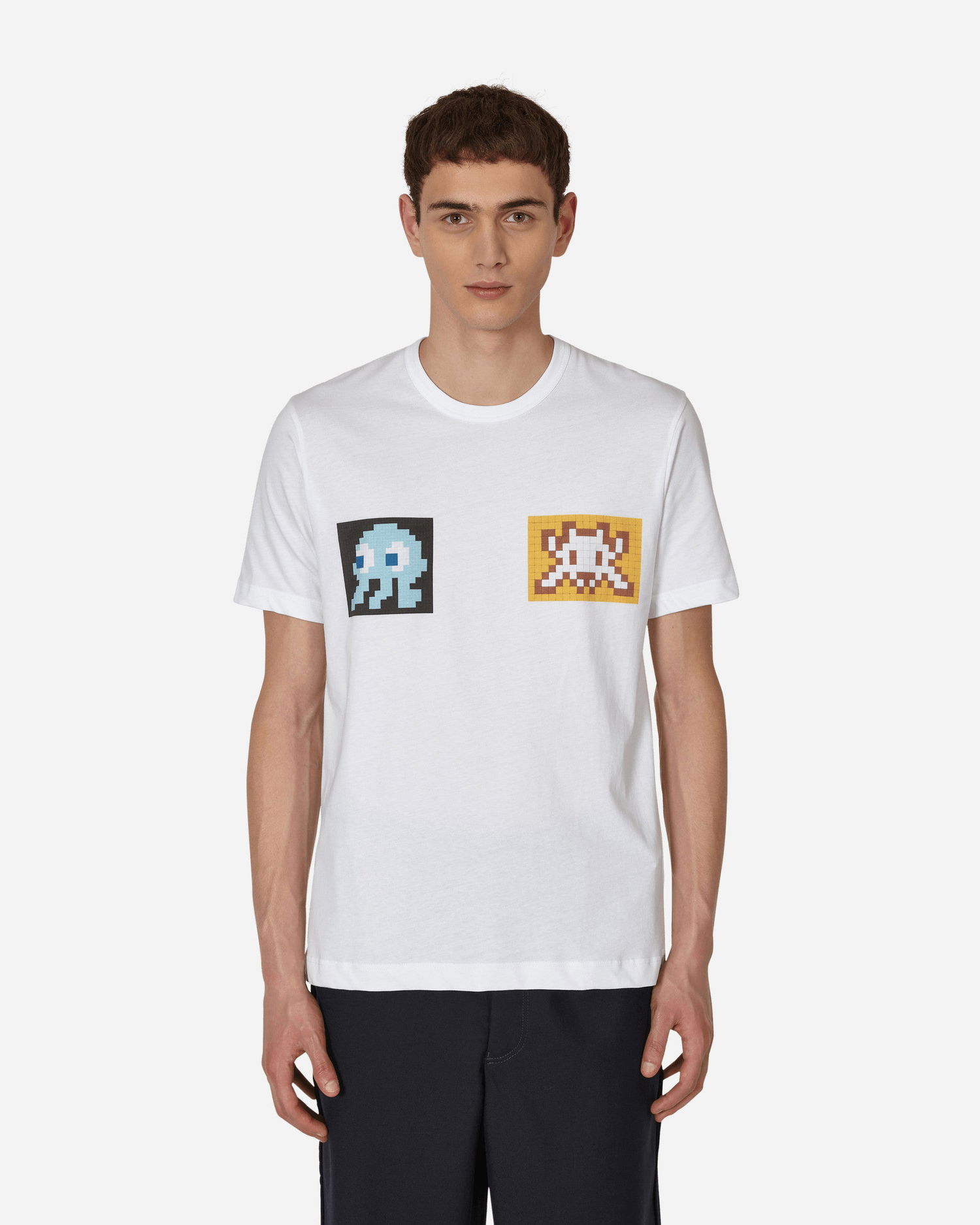 T-shirt Comme des Garçons Invader A-3 T-Shirt Hvid | FJ-T001-W22 2, 0