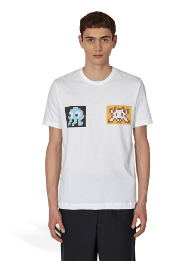 T-shirt Comme des Garçons Invader A-3 T-Shirt Hvid | FJ-T001-W22 2