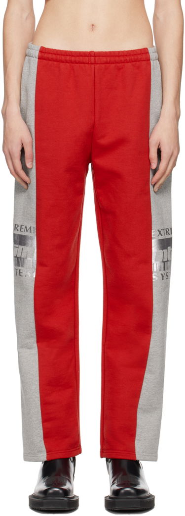Joggingbukser VETEMENTS VTMNTS 'Extreme System' Lounge Pants Rød | VL16SP140R, 0