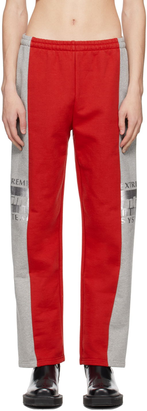 Joggingbukser VETEMENTS VTMNTS 'Extreme System' Lounge Pants Rød | VL16SP140R