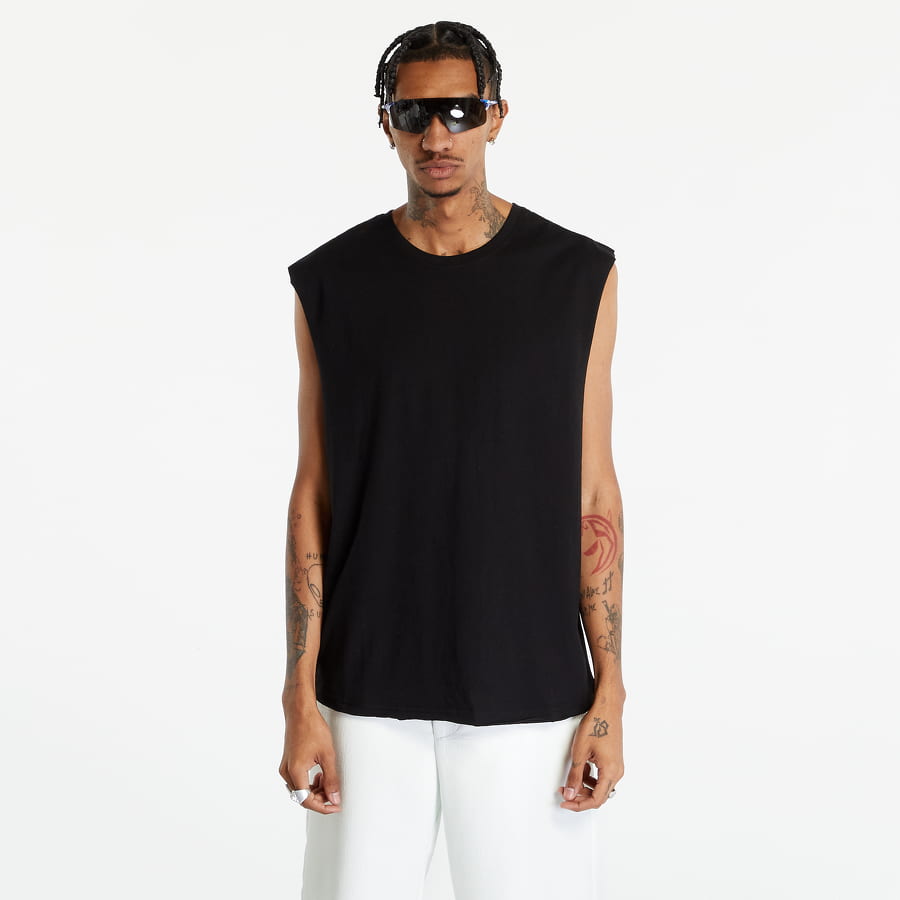 Tanktop Urban Classics Open Edge Sleeveless Tee Sort | TB1562-00007, 0
