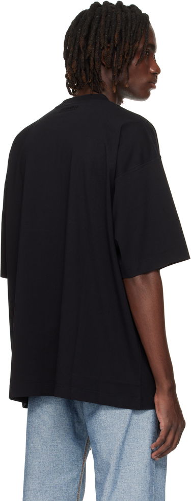 T-shirt VETEMENTS Logo Oversized T-shirt Sort | UH76TR100B, 2