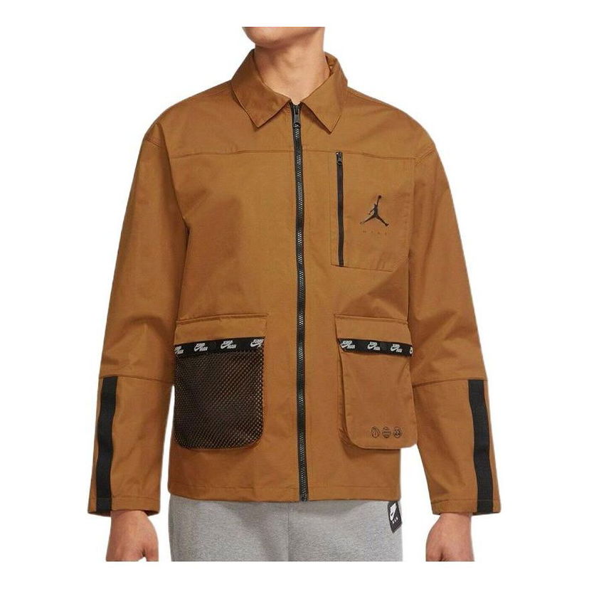 Jakke Jordan Jordan Cargo Lapel Jacket Brun | DJ0243-241