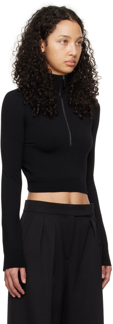 Sweater Max Mara Max Mara Cropped Turtleneck Top Sort | 2411361211600, 1