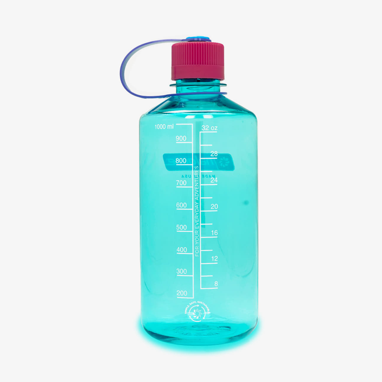 Drikkeflaske Nalgene Narrow Mouth 1000ml Bottle Blå | 2021-2232, 0