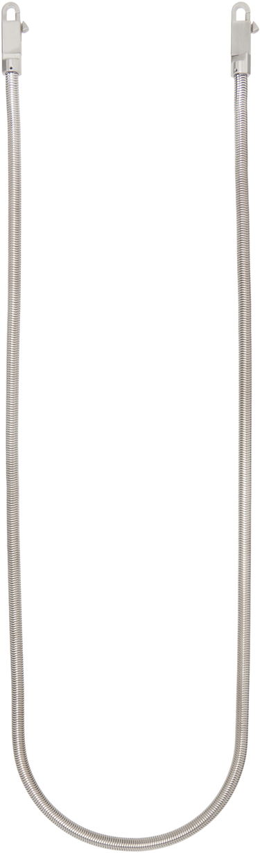 Halskæde Rick Owens Rick Owens Snake Chain Crossbody Strap Metalisk | RA01E0699 MET, 1